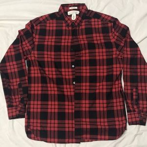 H&M Black and Red Plaid button down.